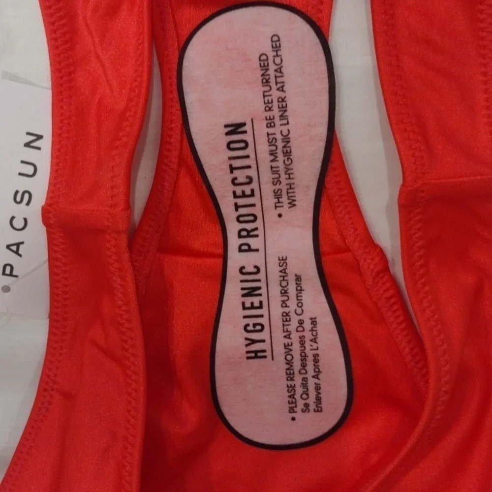 PacSun L.A. Hearts Pink Tess Shine Bikini NWT Size S top and Size M Bottom
